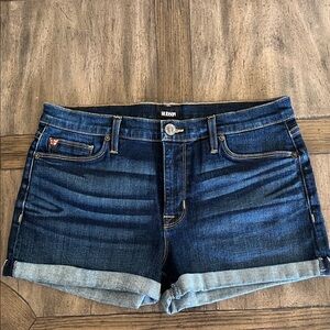 Hudson Jeans Indigo Roll-Cuff Denim Shorts